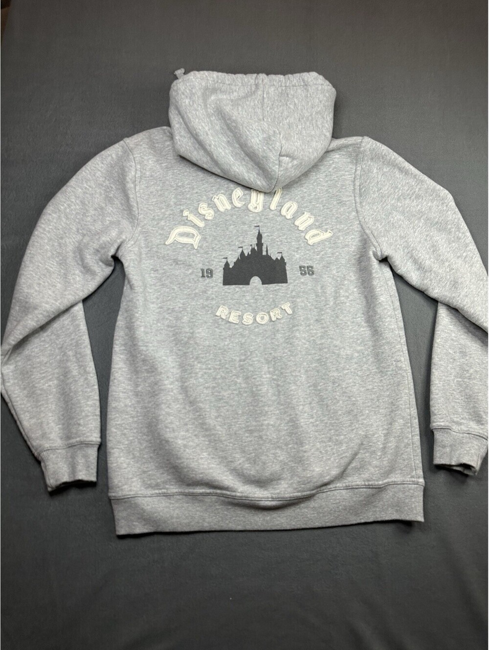 Disney Parks Disneyland Resort Castle  Heather Gray Pullover Hoodie Adult Small